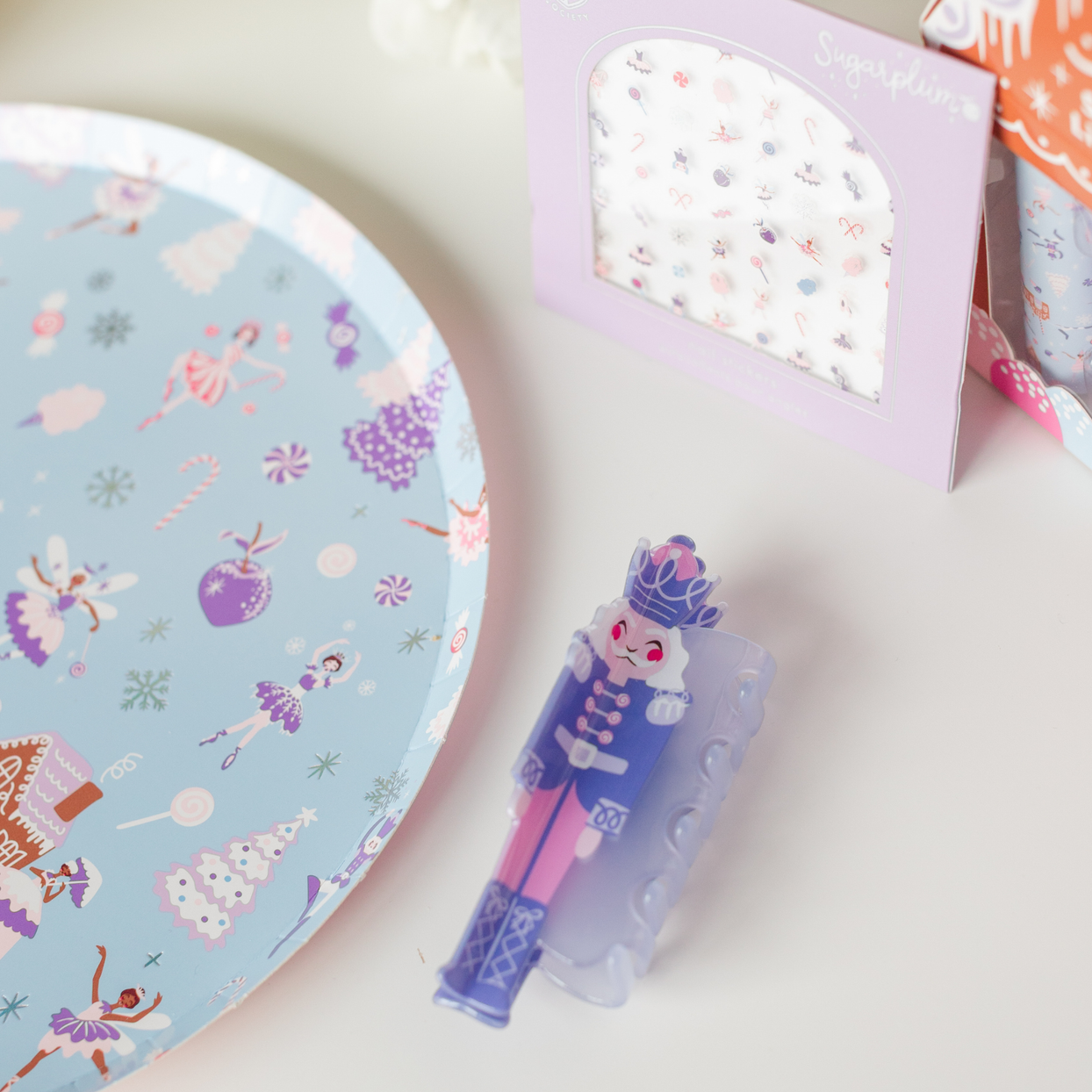Sugarplum Nutcracker Acetate Claw Clip, Daydream Society