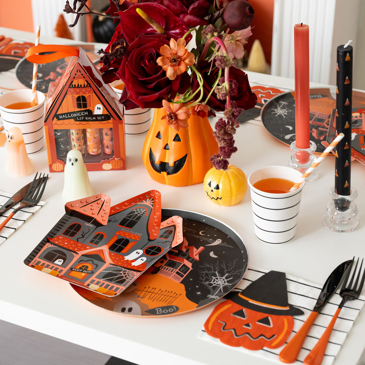 Trick or Treat Street Candy Corn Candle Set, Daydream Society