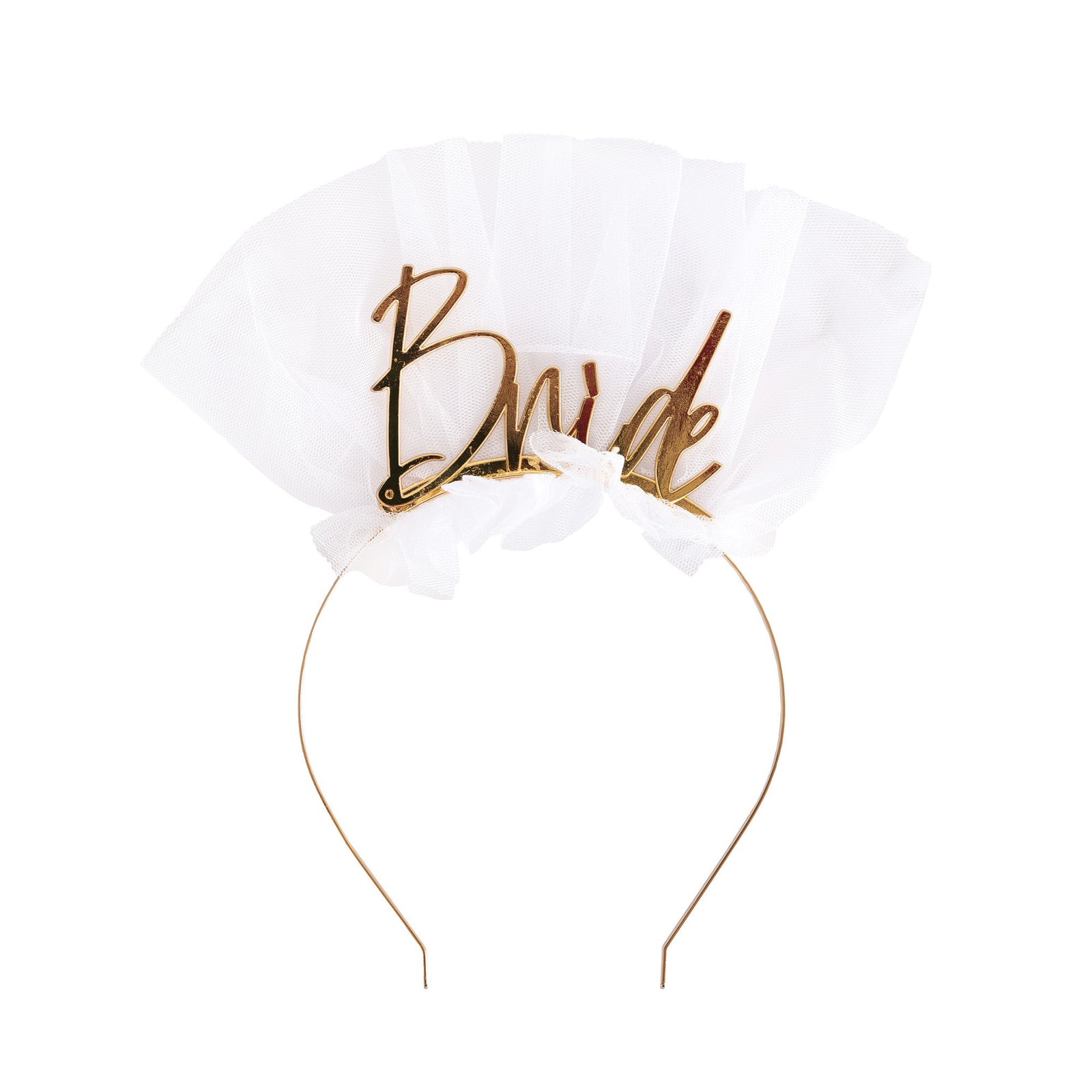 "Bride" Metal Headband - Gold