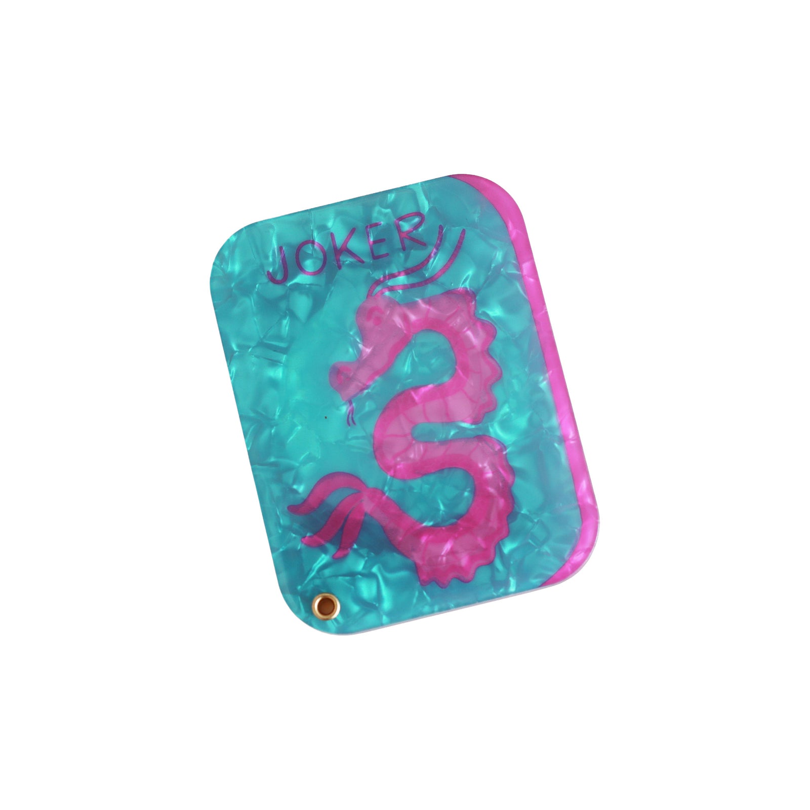 Mahjong Joker Compact Mirror