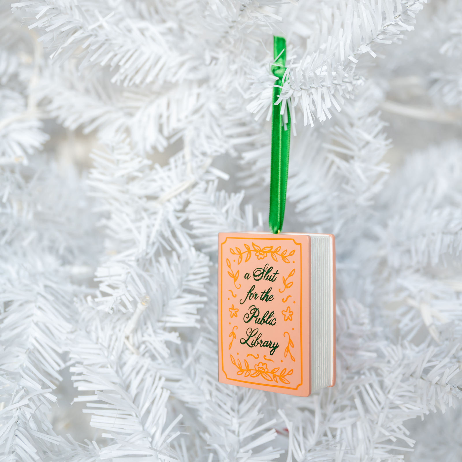 A Slut For The Public Library Christmas Ornament, Jollity & Co