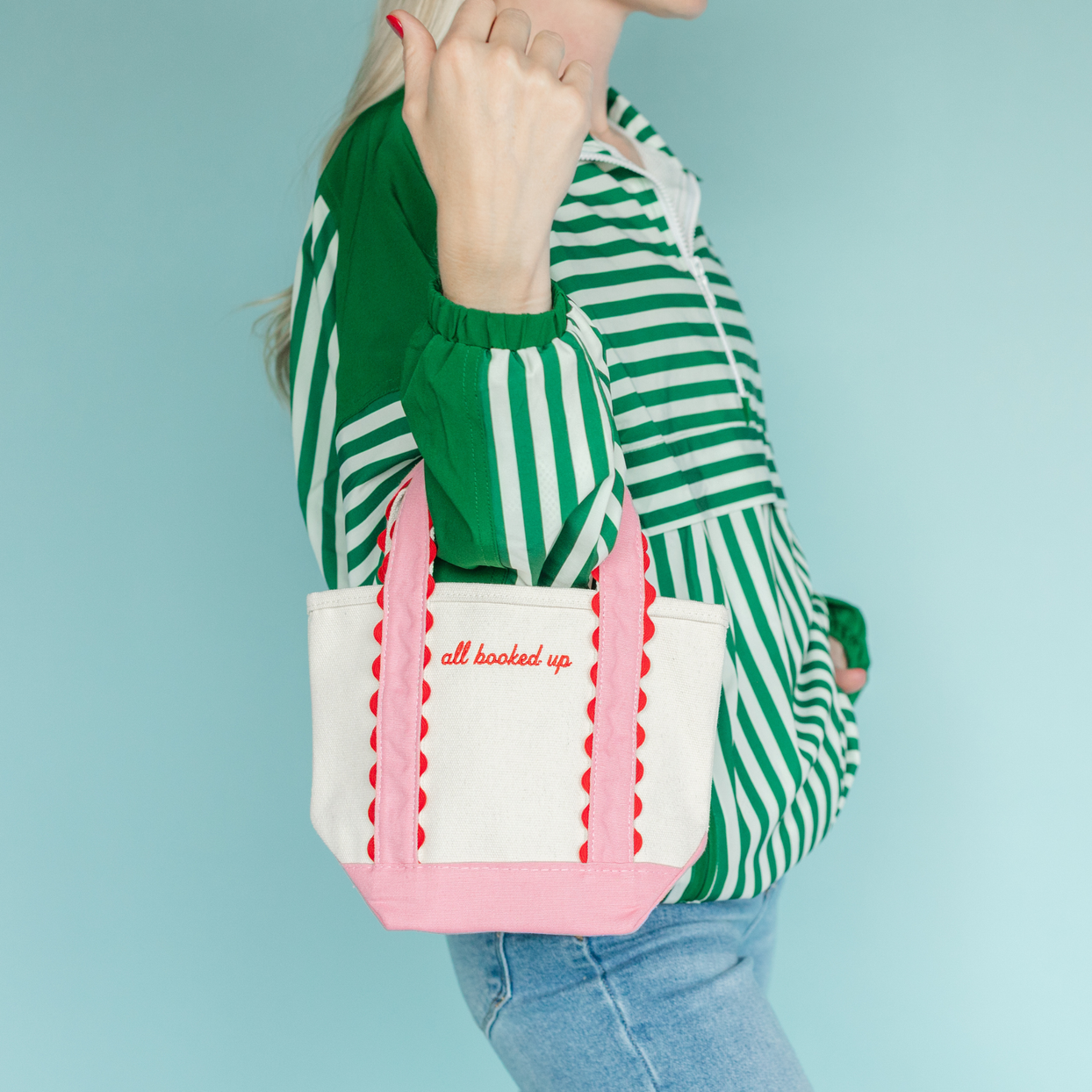 All Booked Up Mini Boat Tote, Jollity & Co