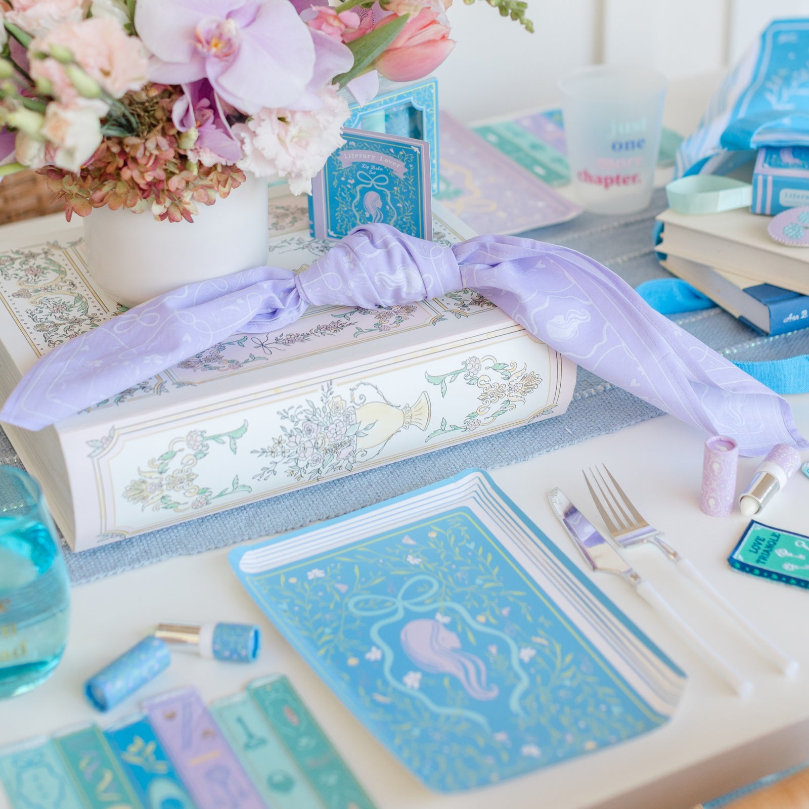 Book Club Book Die-Cut Dinner Plates, Jollity & Co.