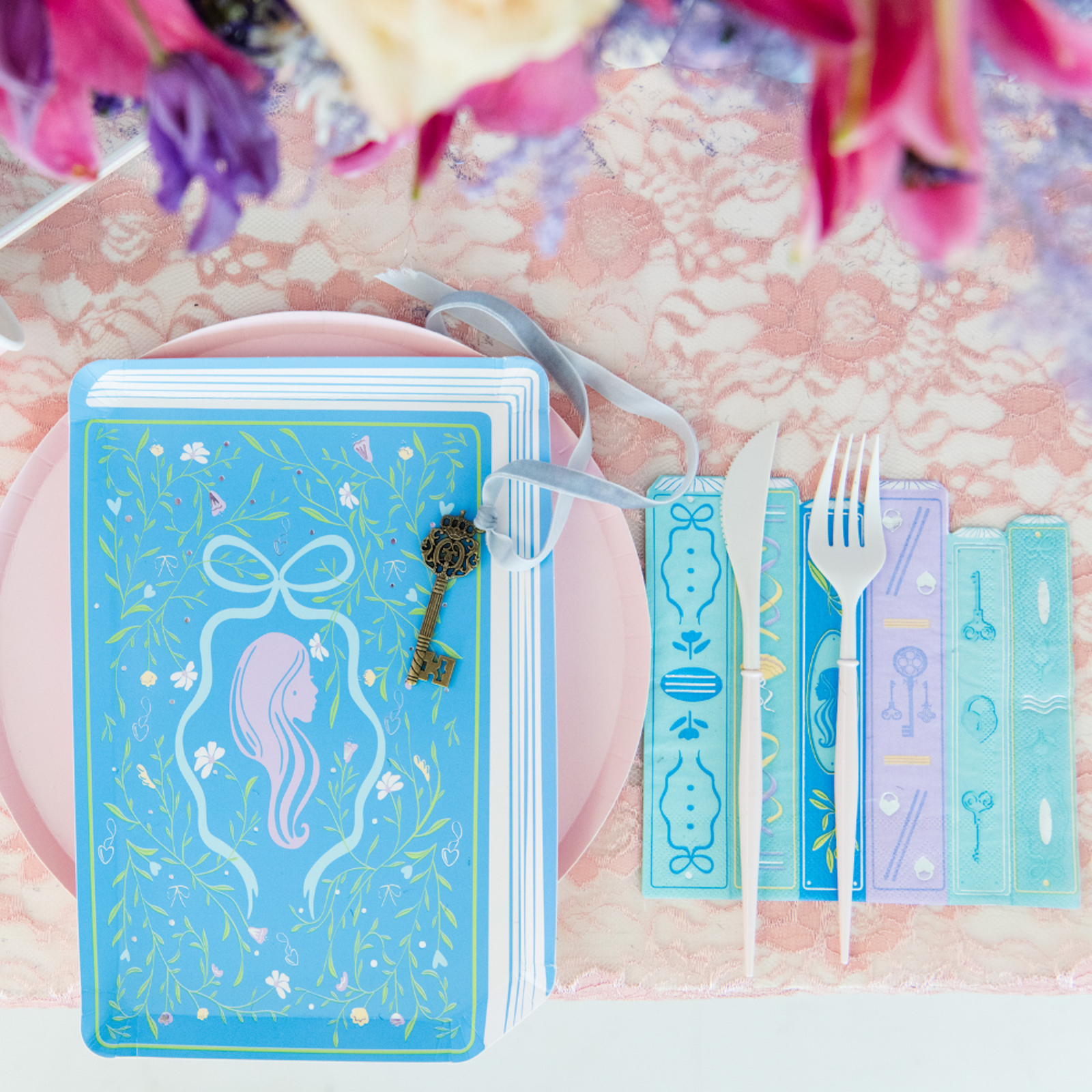 Book Club Book Die-Cut Dinner Plates