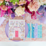 Book Club House Die-Cut Dinner Plates, Jollity & Co.