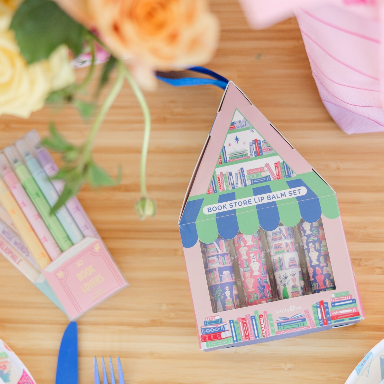 Book Club Lip Balm Set, Jollity & Co