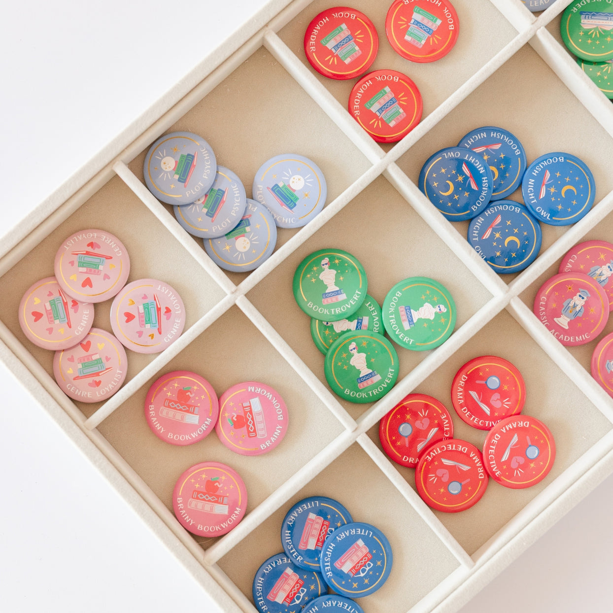 Book Club Merit Badges, Jollity & Co