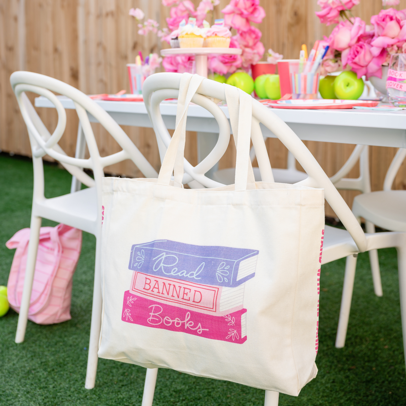 Book Club Read Banned Books Tote Bag, Jollity & Co