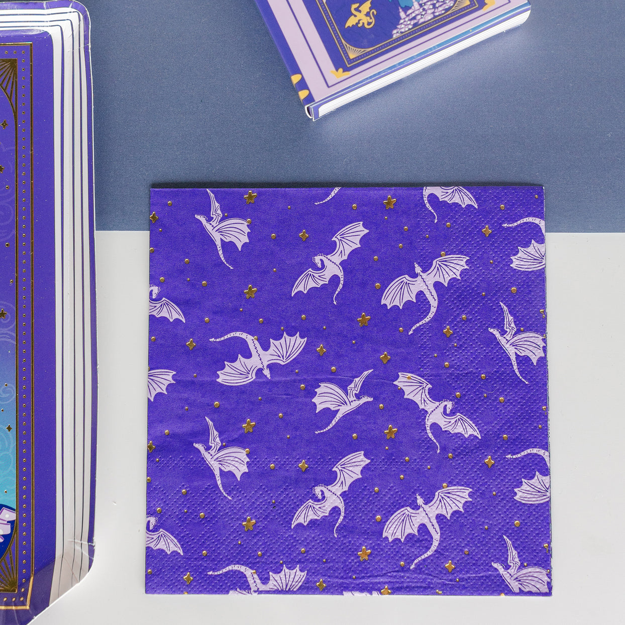 Romantasy Dragon Themed Large Napkins