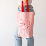 Book Lover Canvas Tote Bag, Jollity & Co