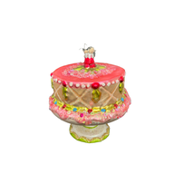 Cake Glass Ornament - 3 Style Options