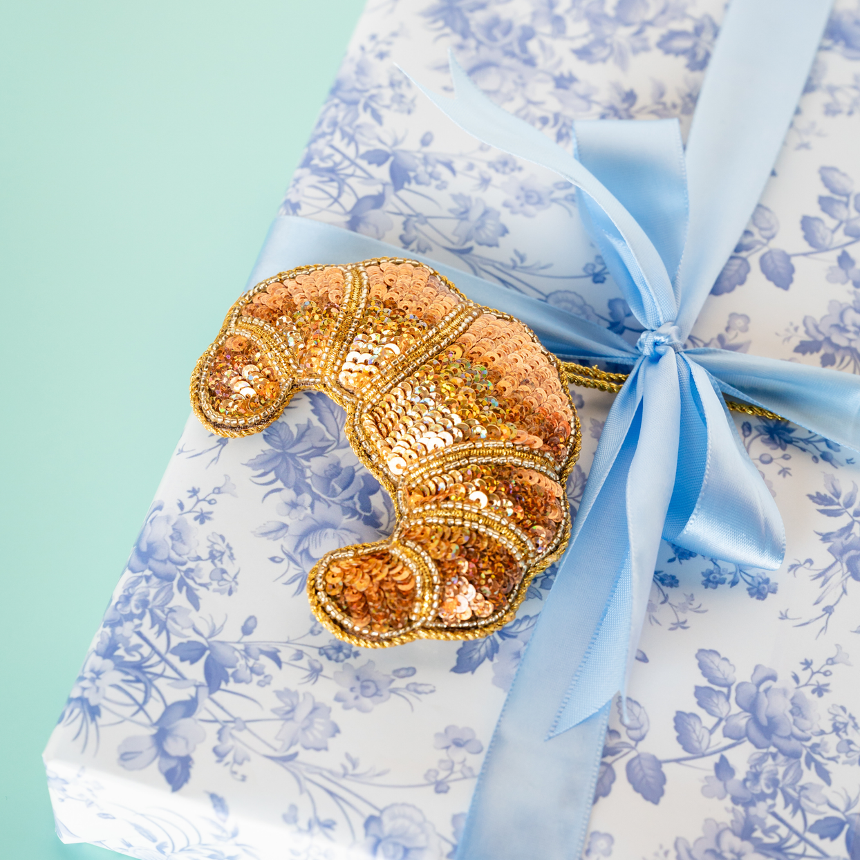 Croissant Christmas Ornament