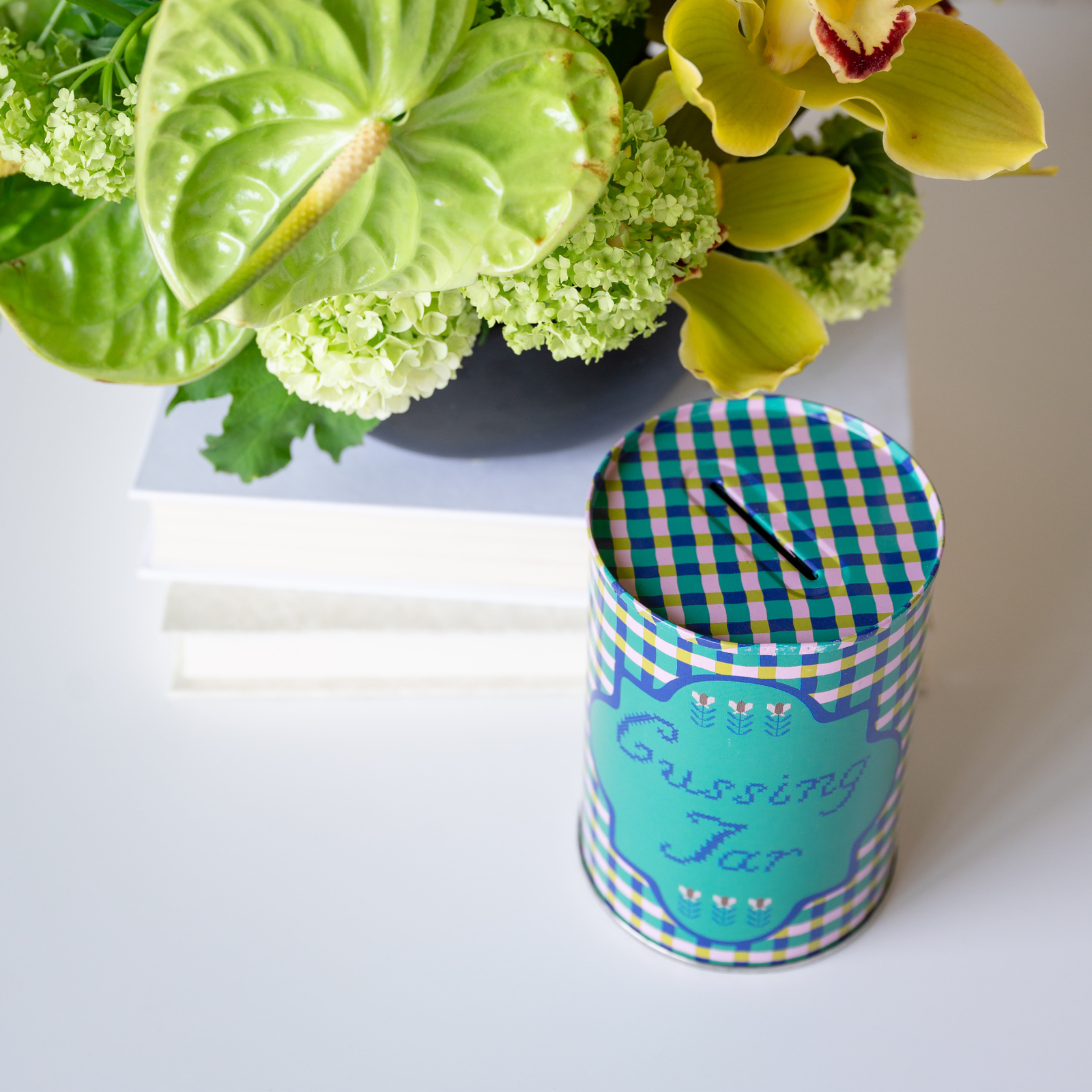 Cussing Jar Tin Coin Bank, Jollity & Co