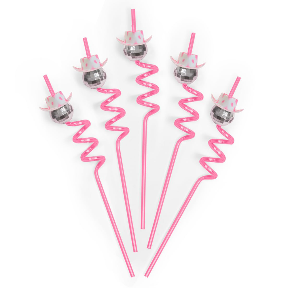 Disco Cowgirl Straw Set, Jollity & Co.