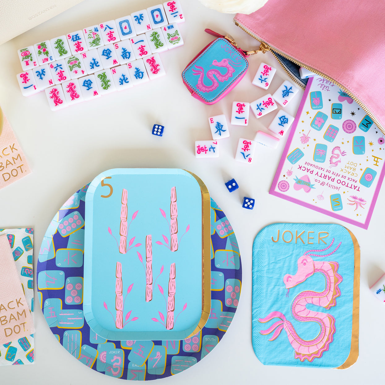 Mahjong Tattoo Party Pack