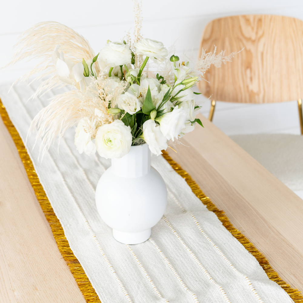 Gold Fringe Table Runner, Jollity & Co.