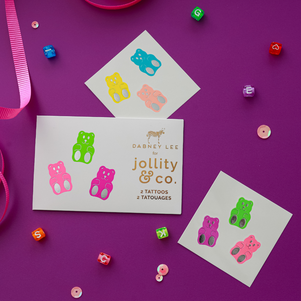 Gummy Bears Temporary Tattoos, Jollity & Co