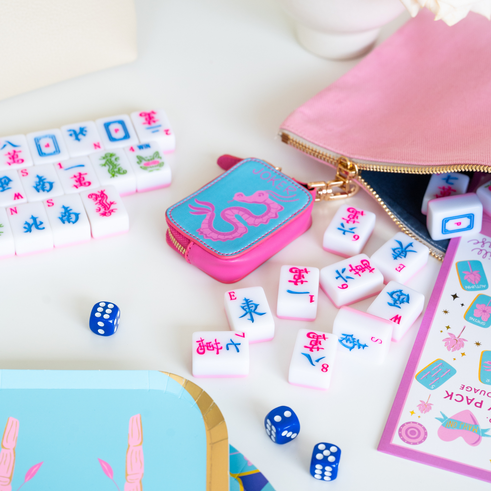 Mahjong Joker Bag Charm, Jollity & Co