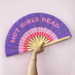 Hot Girls Read Folding Fan, Jollity & Co