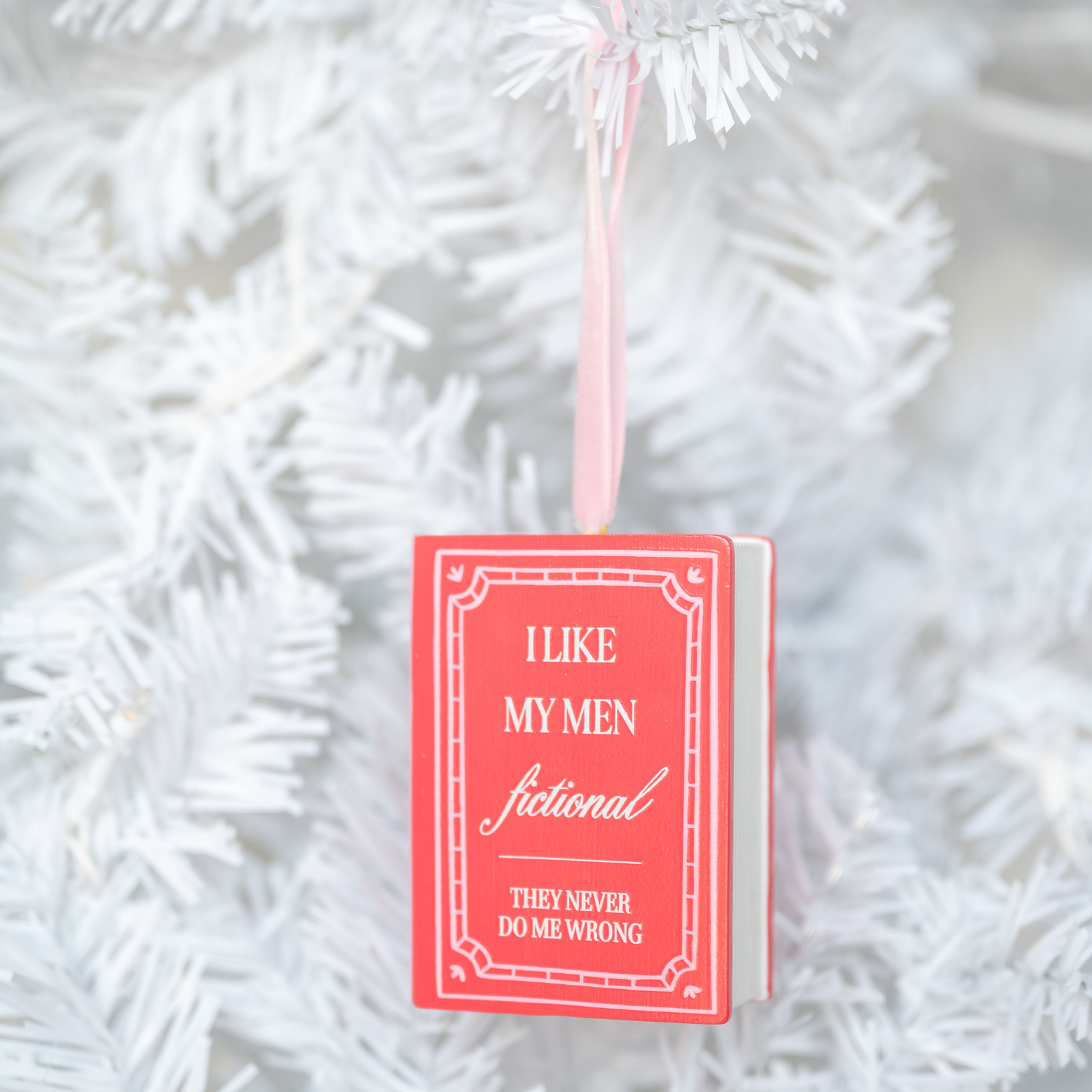 I Like My Men Fictional Christmas Ornament, Jollity & Co