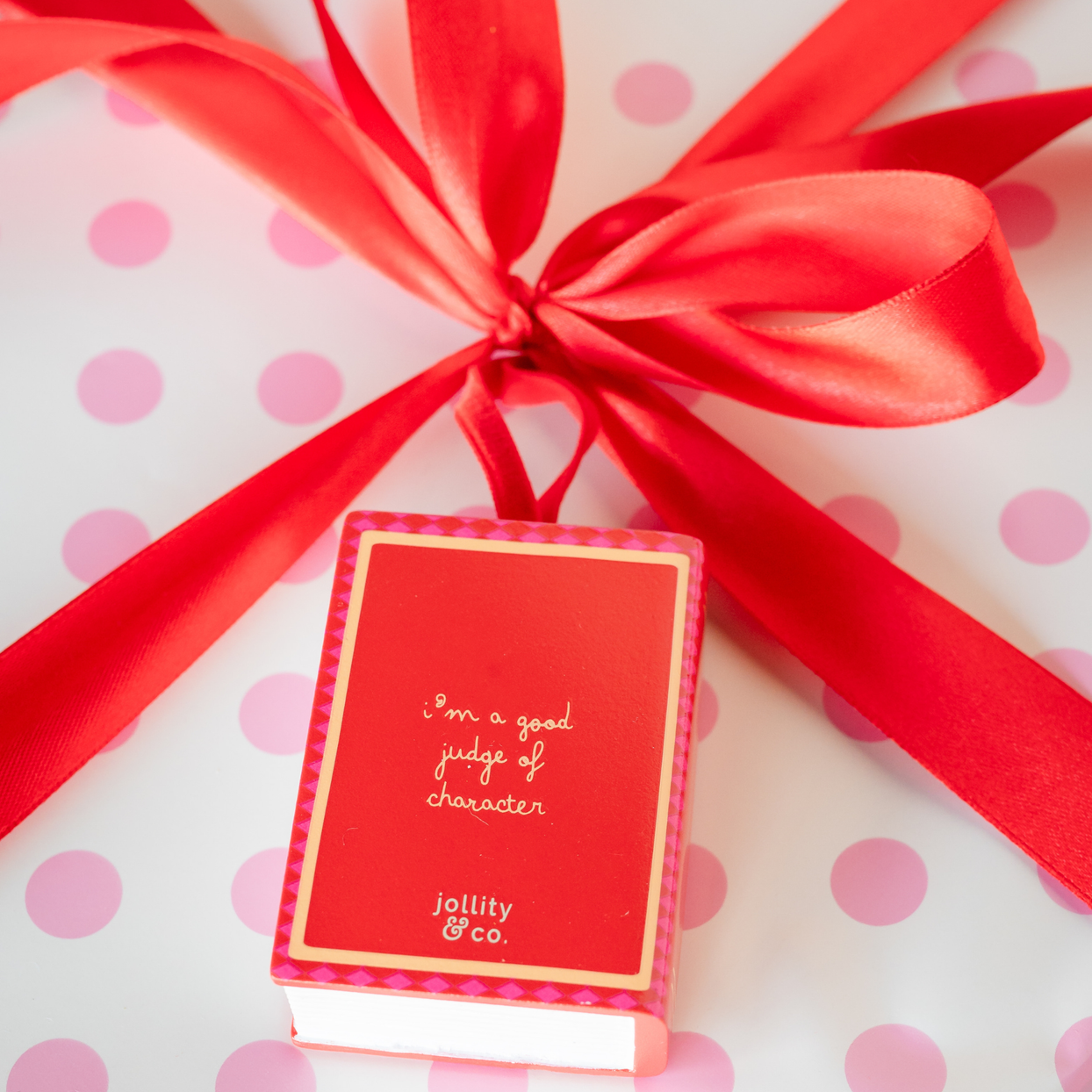 I Like My Men Fictional Christmas Ornament, Jollity & Co