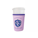 Interrupt At Your Own Risk beverage sleeve with book lover message, available in 2 sizes, Jollity & Co.