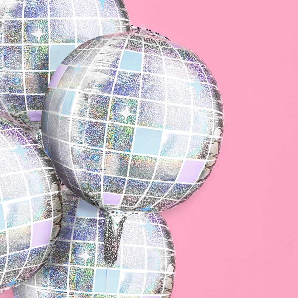 Iridescent Shimmer Disco Balloon Set, Jollity & Co.
