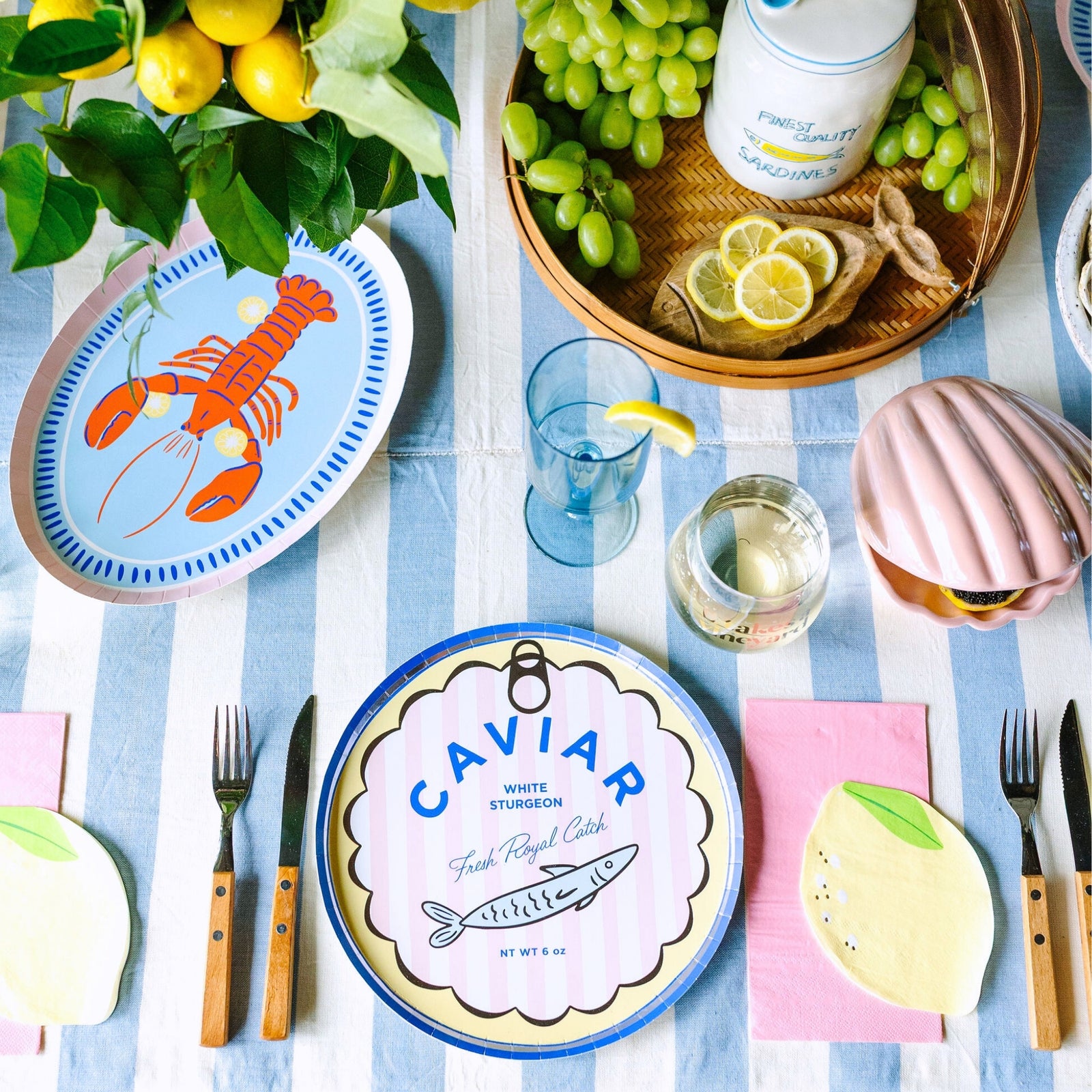 Le Dinner Caviar Can Dinner Plates