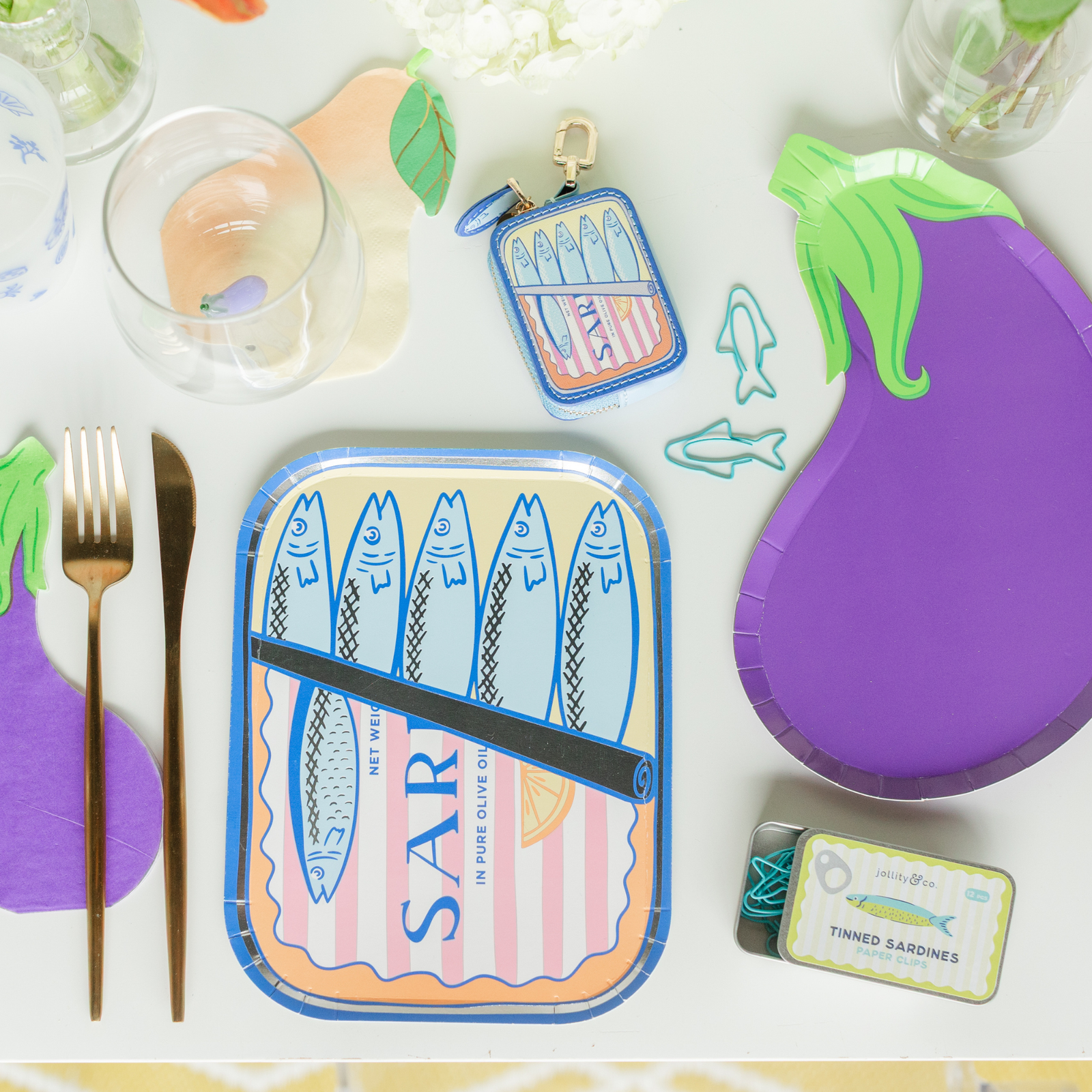 Le Dinner Paper Clips, Jollity & Co