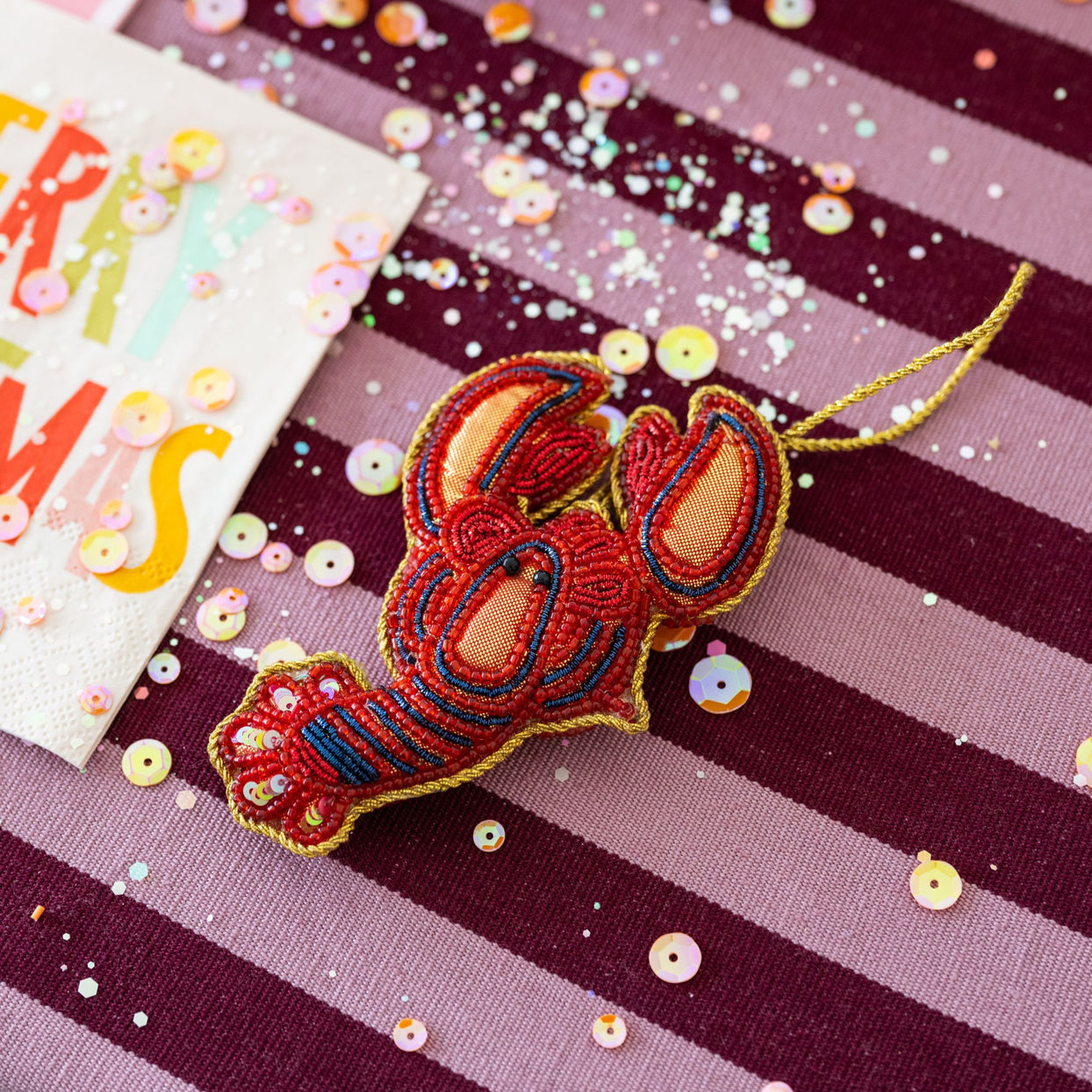 Lobster Ornament, Jollity & Co