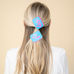 Mahjong Bird Vegan Leather Hair Clip, Jollity & Co