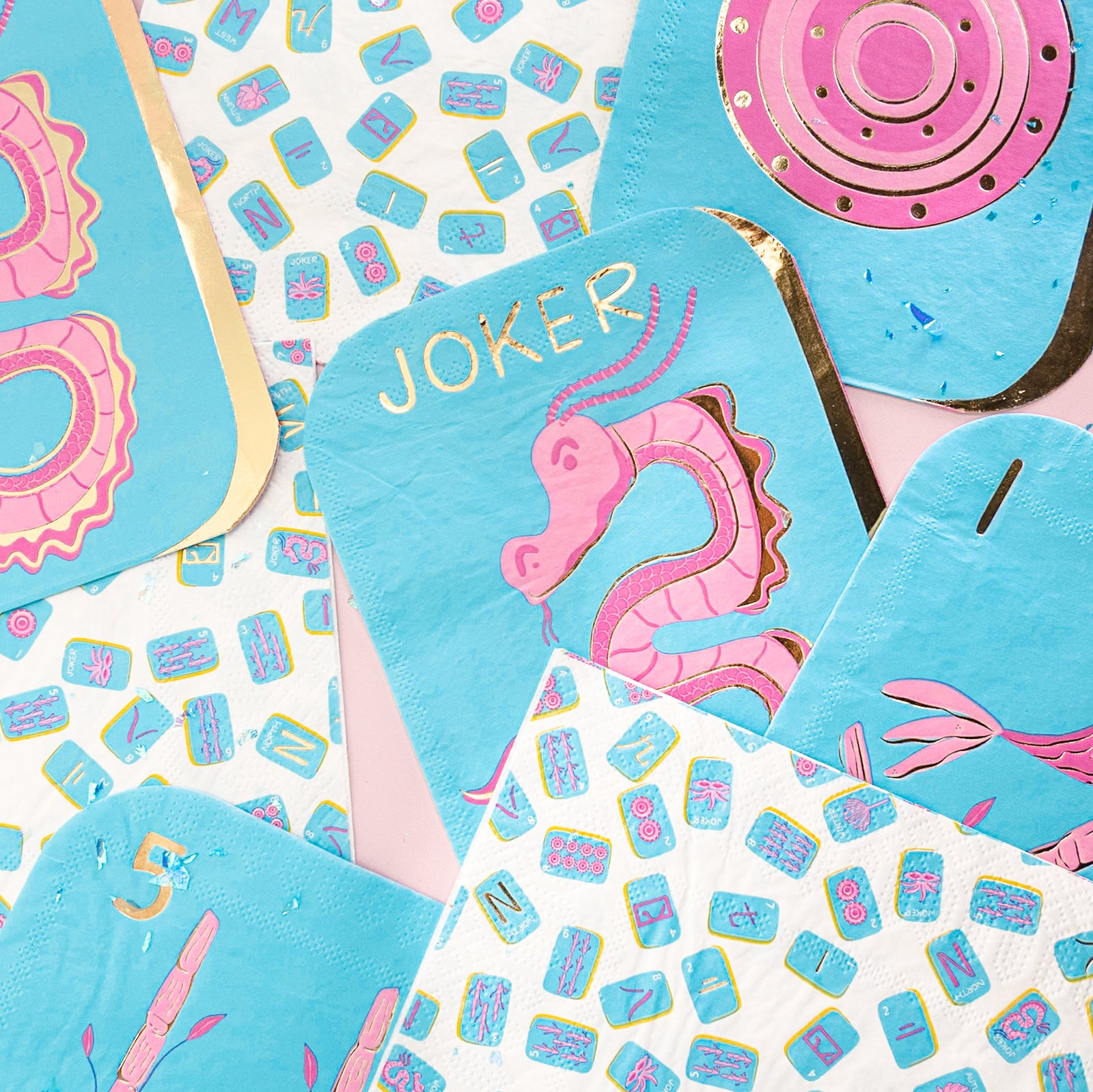 Mahjong Tile Guest Napkins