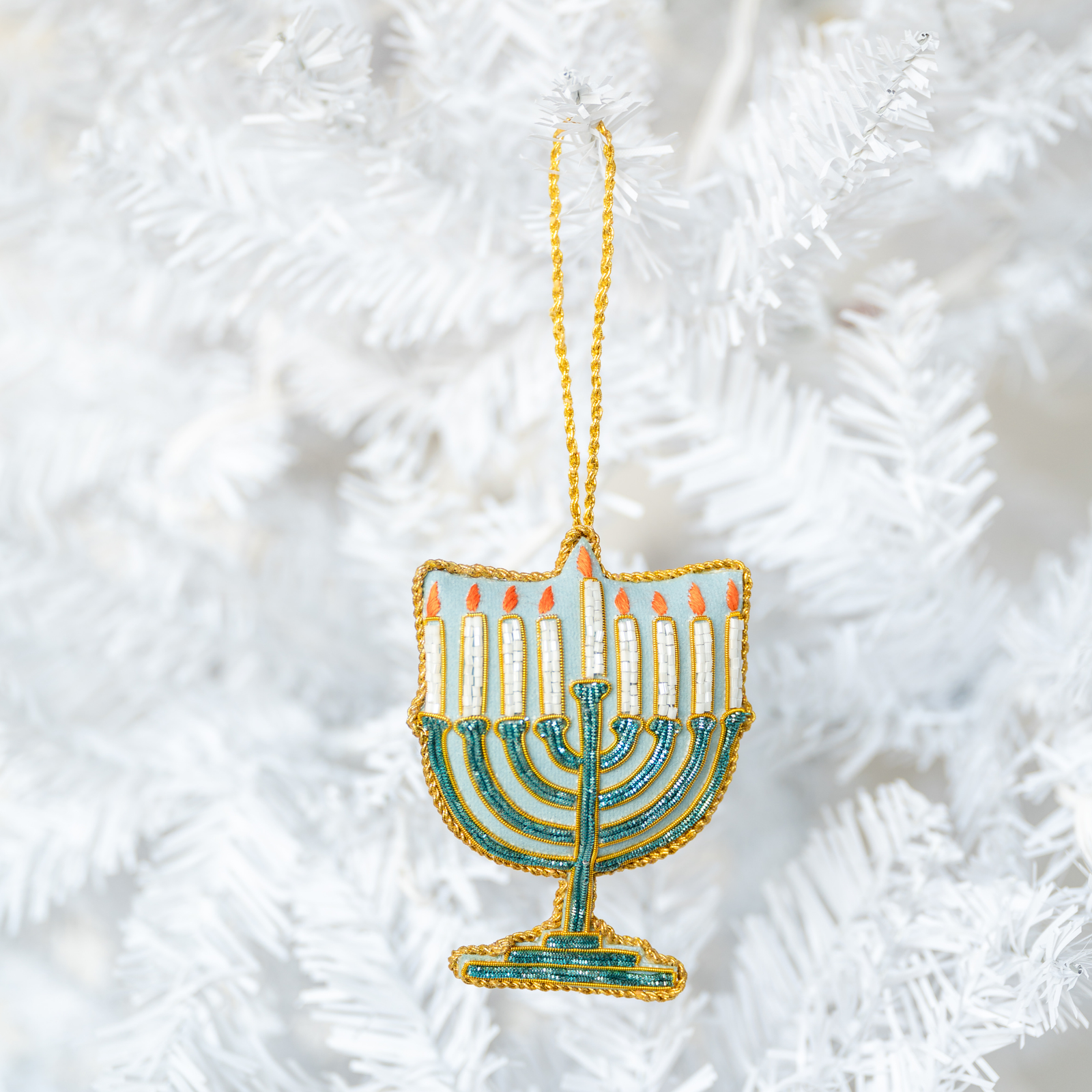Menorah Hanukkah Ornament, Jollity & Co