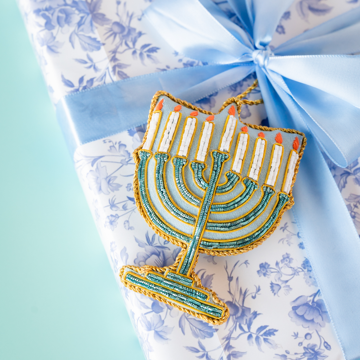 Menorah Hanukkah Ornament, Jollity & Co