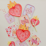 Queens Card Dinner Plates, Jollity & Co