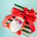 Red Santa Christmas Ornament