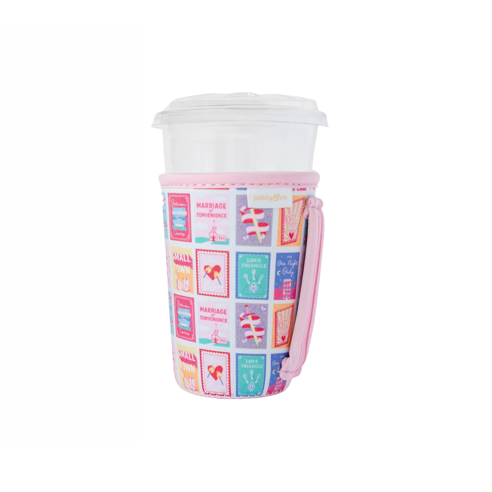 Rom Com Book Themed Beverage Sleeve - 3 Style Options