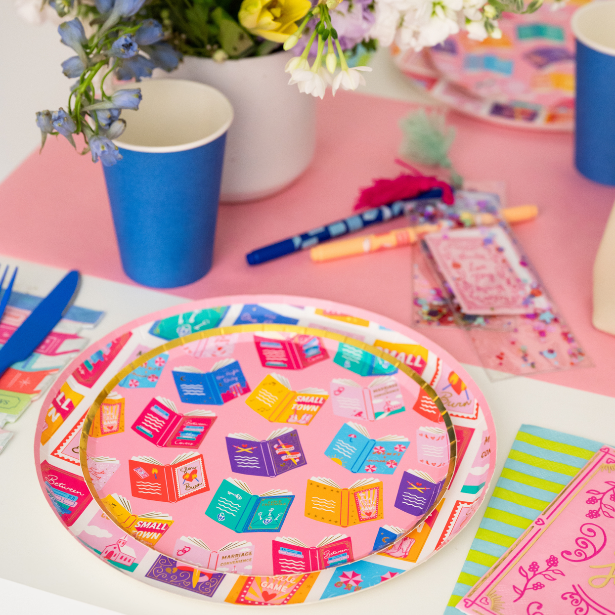 RomCom Dinner Plates, Jollity & Co