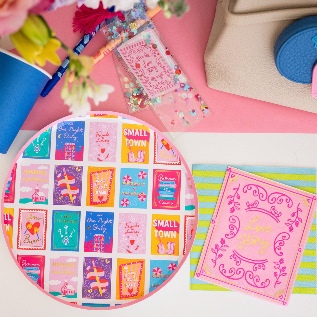 RomCom Dinner Plates, Jollity & Co