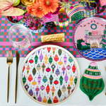 Season of Cheer Ornament Dinner Plates, Jollity & Co