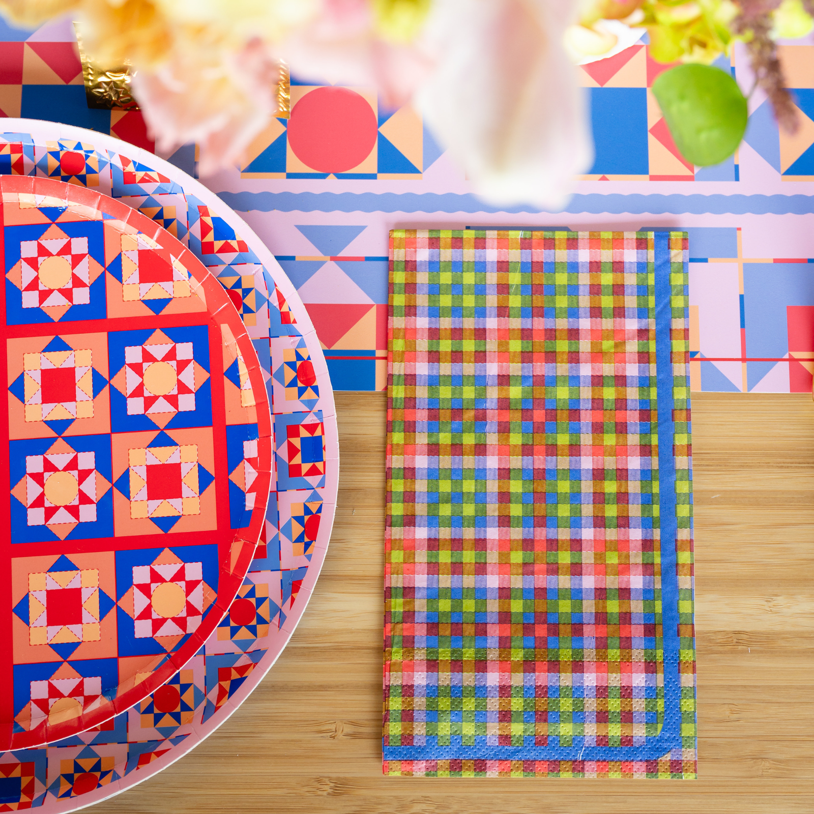 Season of Cheer Plaid Guest Napkins, Jollity & Co