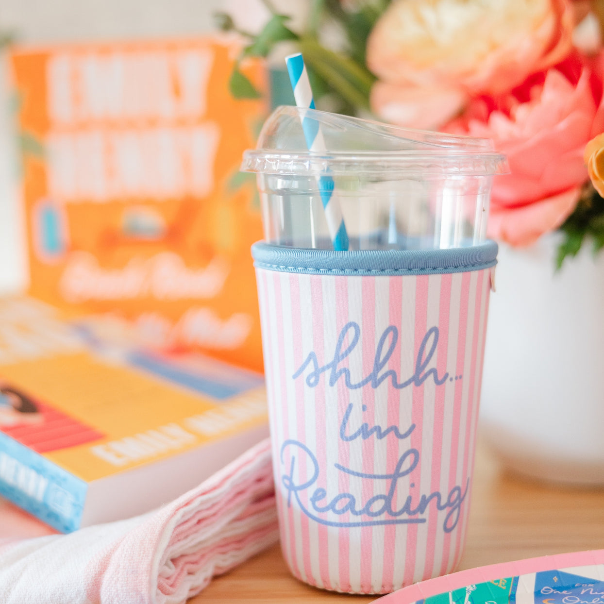 Shhh...I'm Reading Beverage Sleeve