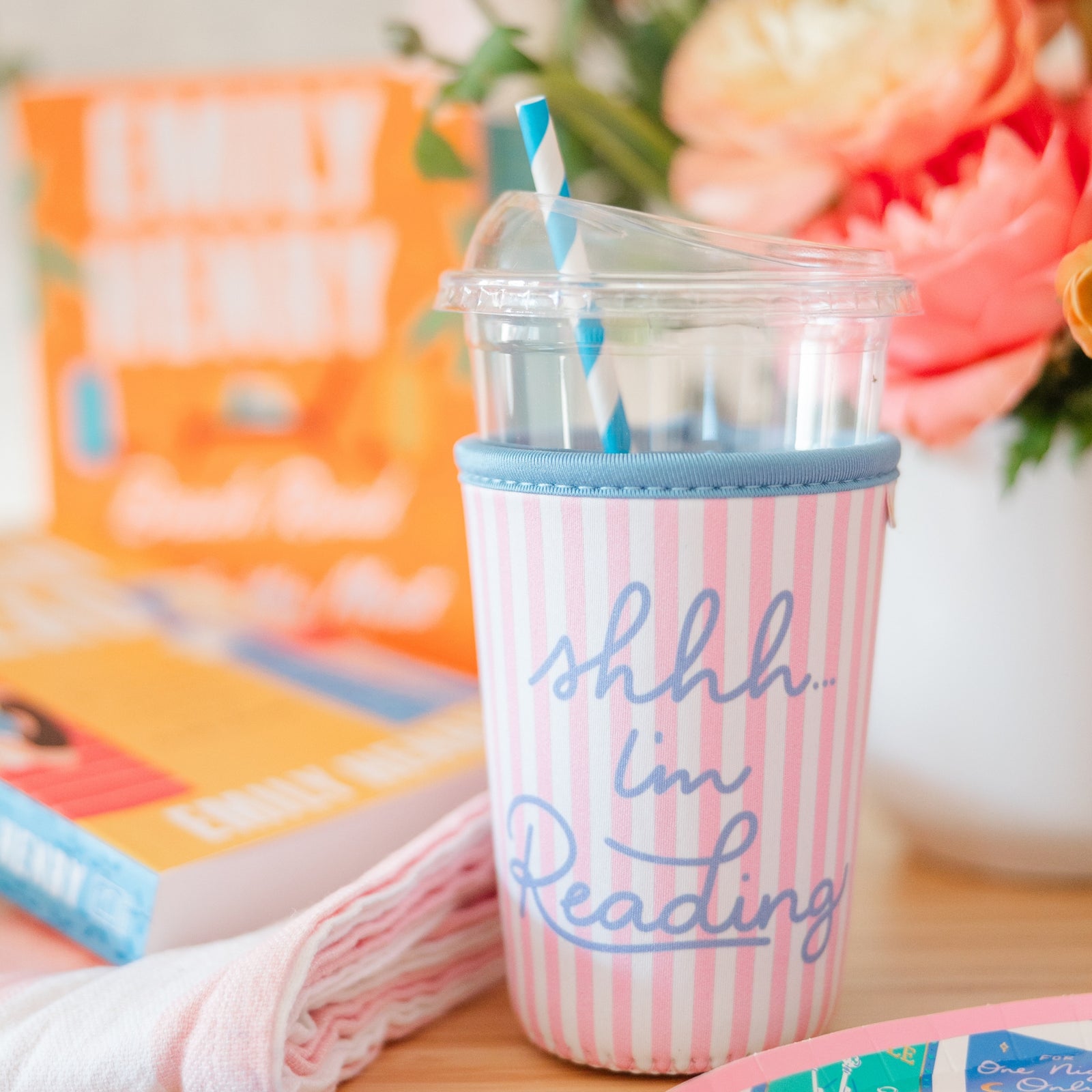 Shhh...I'm Reading Beverage Sleeve
