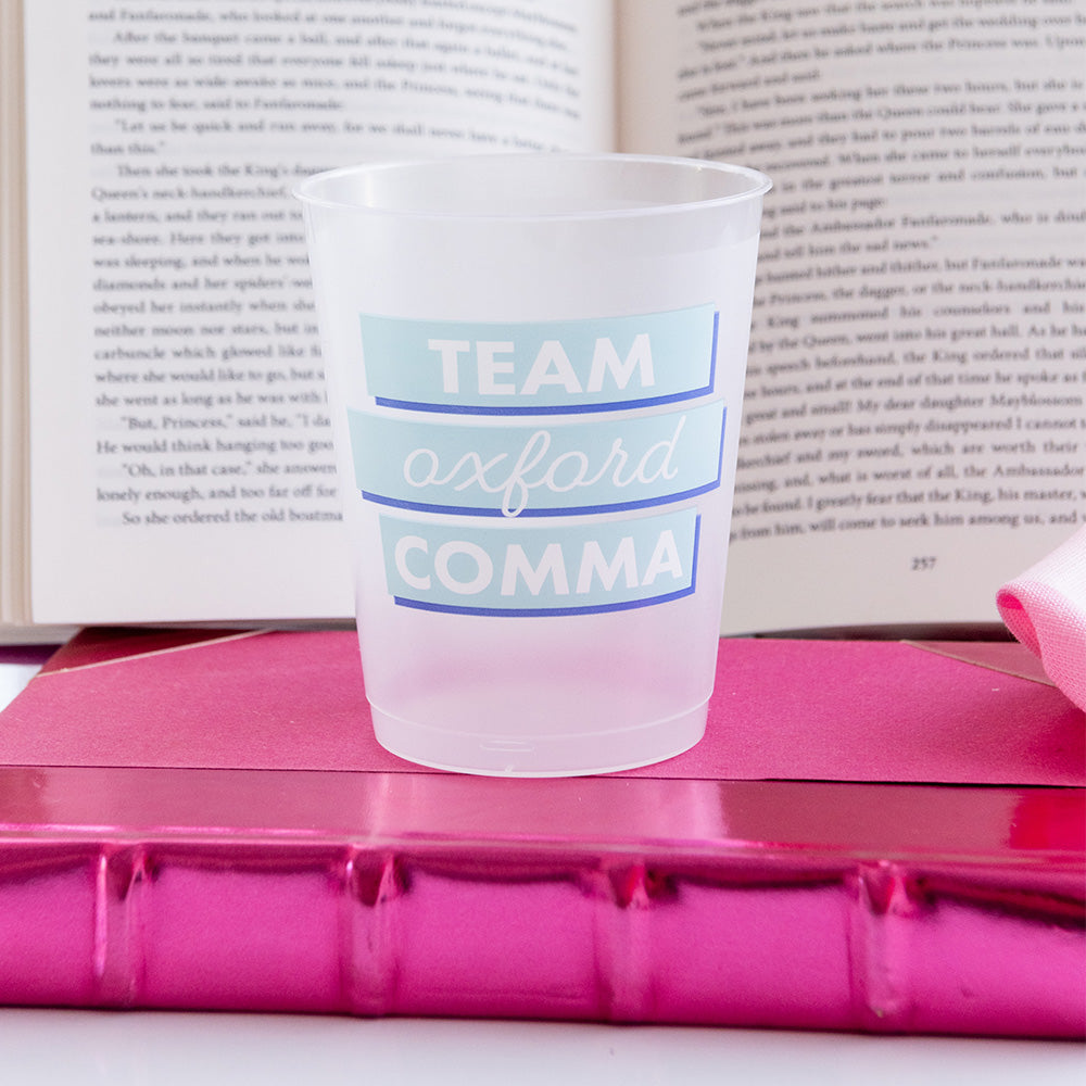Book Club "Team Oxford Comma" Flex Cups