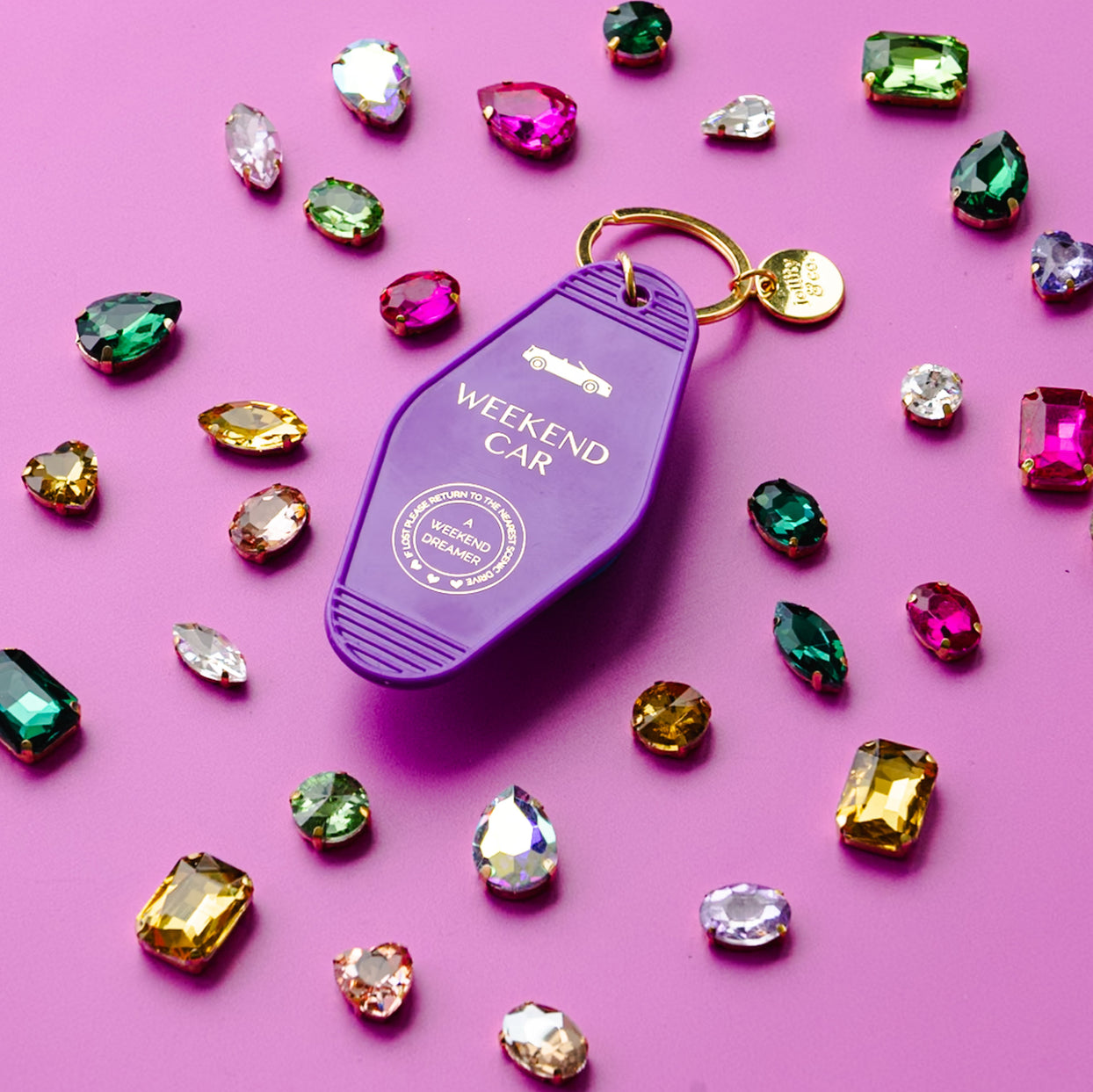 Weekend Car Keychain, Jollity & Co