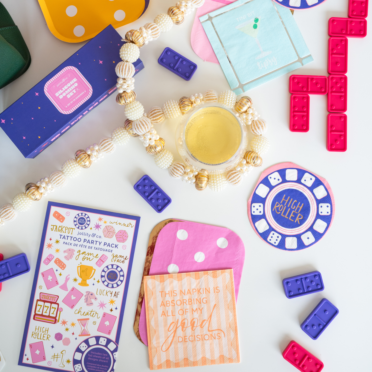 Tini Bit Tipsy Cocktail Napkins, Jollity & Co