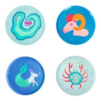 Zodiac Dinner Plate Case Pack, Jollity & Co