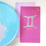 Zodiac Gemini Guest Napkins, Jollity & Co