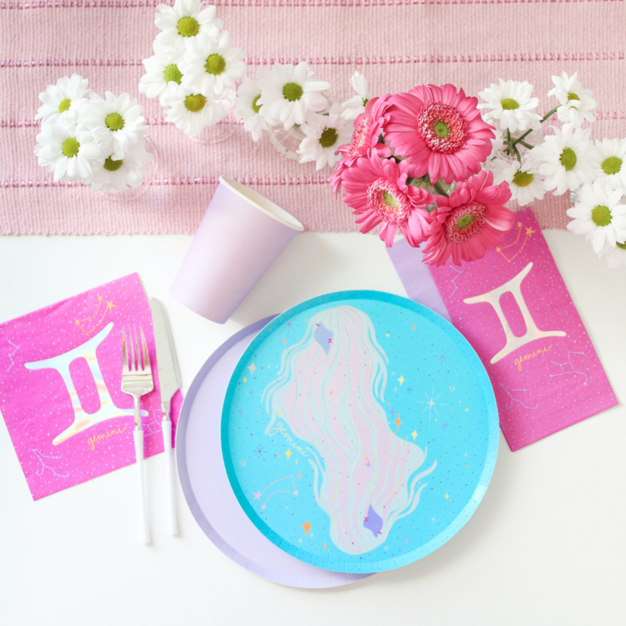 Zodiac Gemini Guest Napkins, Jollity & Co