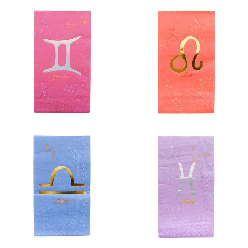 Zodiac Zodiac Guest Napkin Case Pack, Jollity & Co